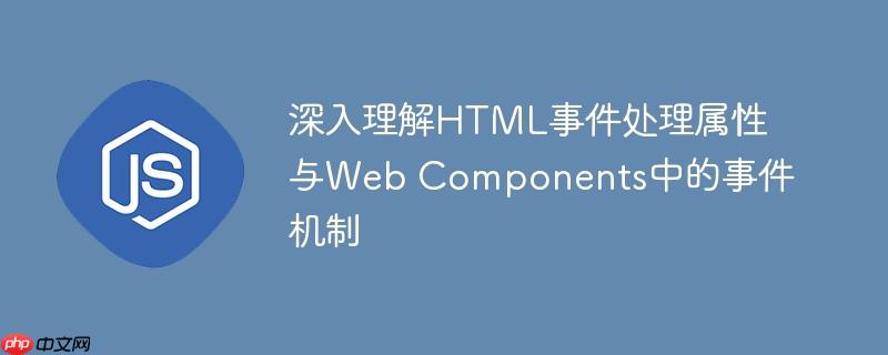 深入理解HTML事件处理属性与Web Components中的事件机制