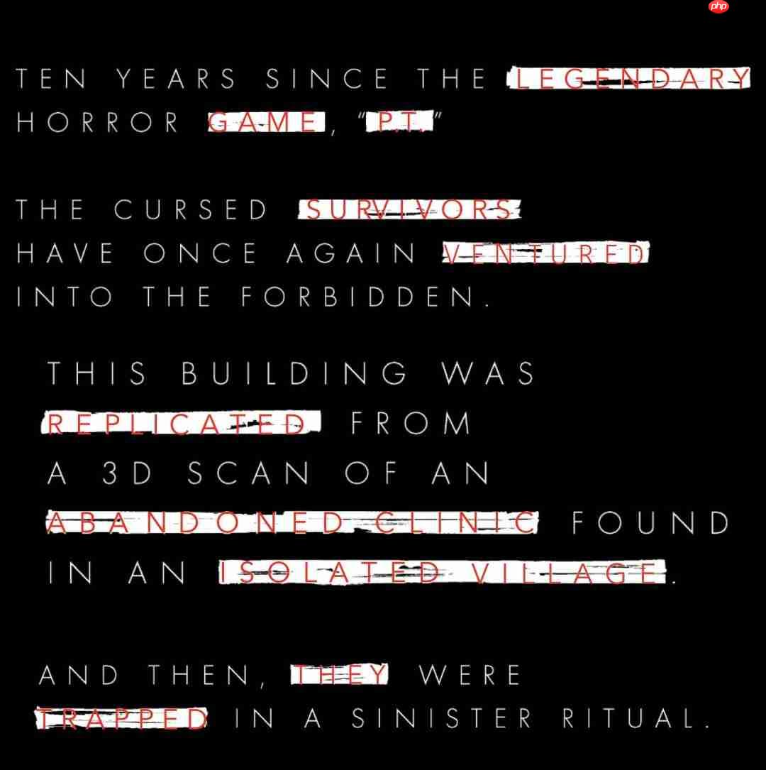 寂静岭精神续作！《OD》新预告暗示接续《P.T.》遗志
