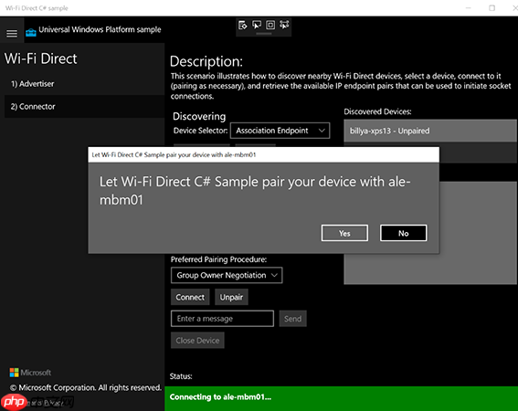 Windows10设备如何使用wifi direct