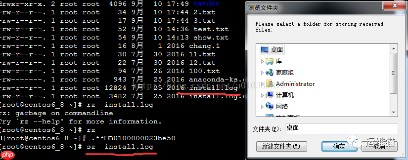 linux系统下的rz、sz上传和下载