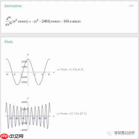 Wolfram|Alpha自然语言帮你做计算系列（03）：具体、抽象函数、隐函数、参数方程求导与方向导数计算