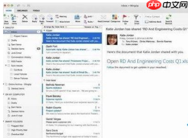 win10使用Outlook查看邮件时内容显示不全？