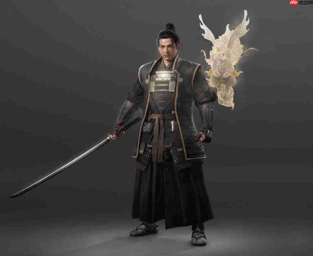 《仁王3》主角形象图公布 武士忍者双形态超帅