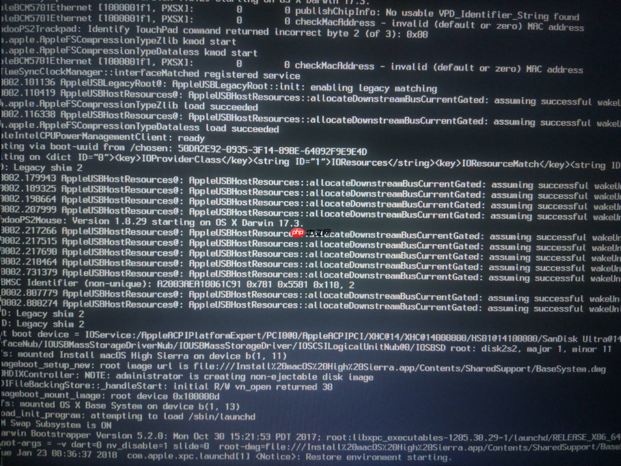 英特尔平台安装黑苹果