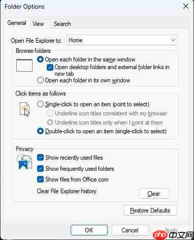 微软 Win11 文件管理器新功能:告别满屏窗口,可默认标签页打开