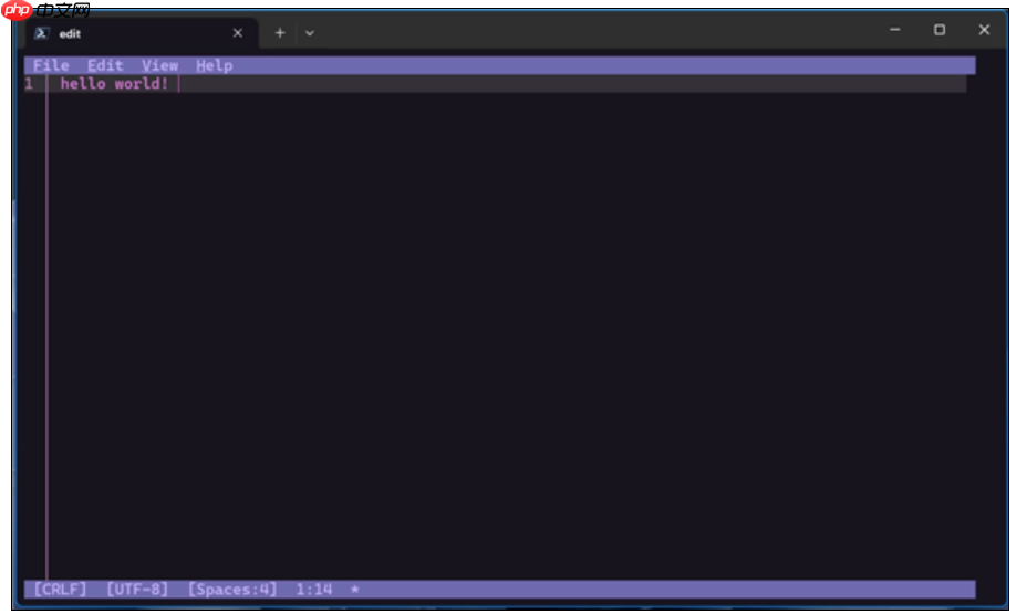Windows 11 推送命令行编辑器 Edit：未来将成预装软件