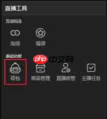 抖音直播伴侣背包位置在哪