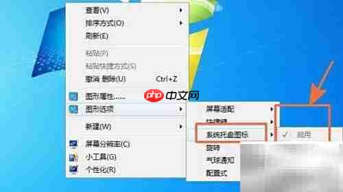 如何隐藏电脑系统托盘图标