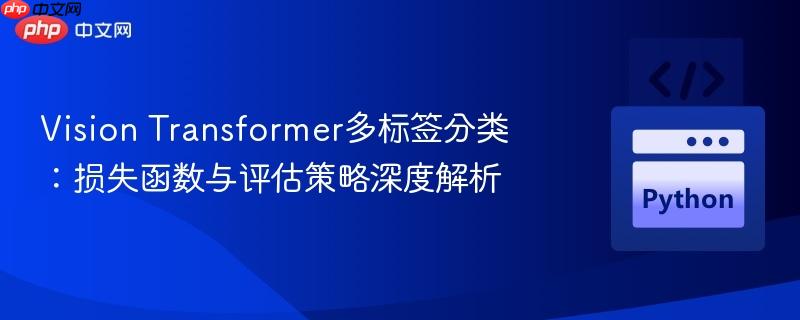 Vision Transformer多标签分类：损失函数与评估策略深度解析