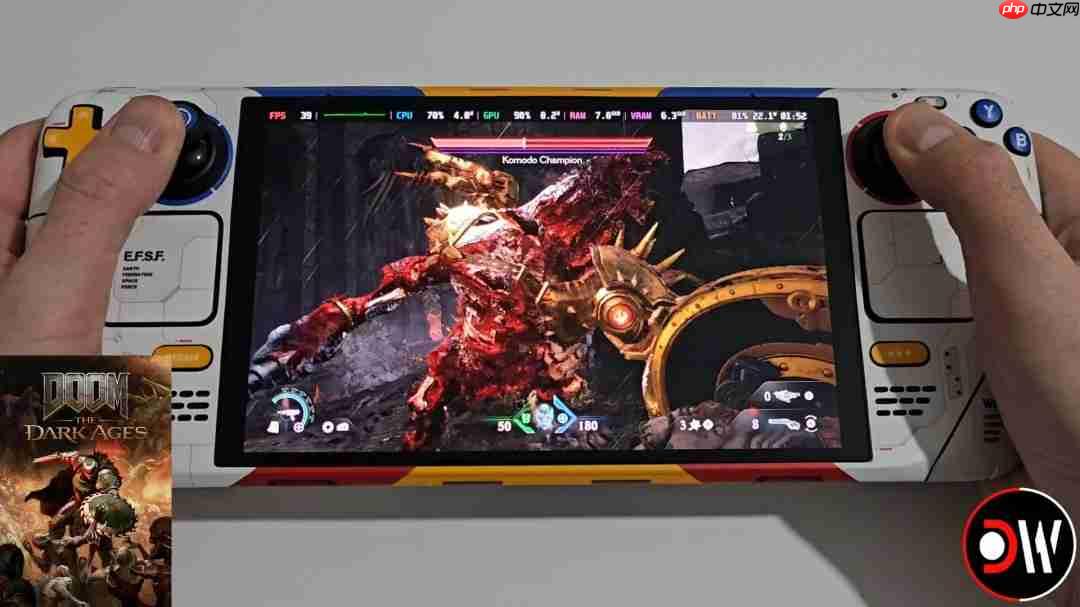 《毁灭战士:黑暗时代》现已通过Steam Deck认证