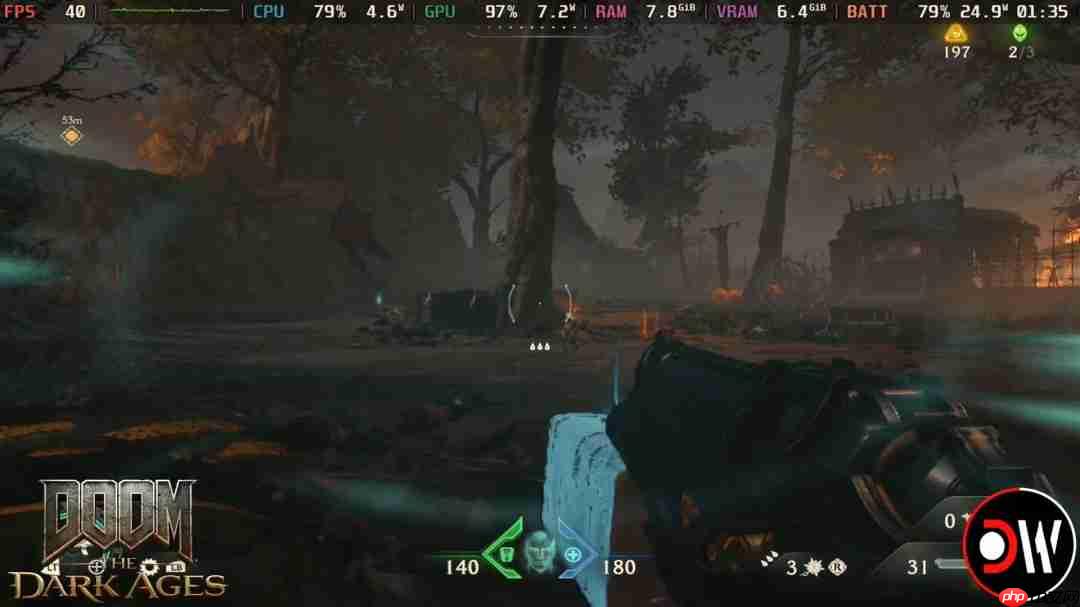 《毁灭战士:黑暗时代》现已通过Steam Deck认证