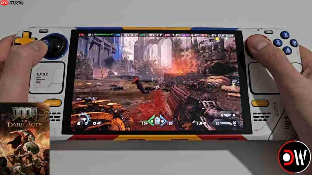 《毁灭战士:黑暗时代》现已通过Steam Deck认证