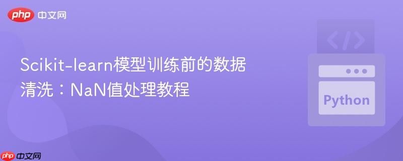 Scikit-learn模型训练前的数据清洗：NaN值处理教程