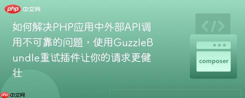 如何解决PHP应用中外部API调用不可靠的问题，使用GuzzleBundle重试插件让你的请求更健壮