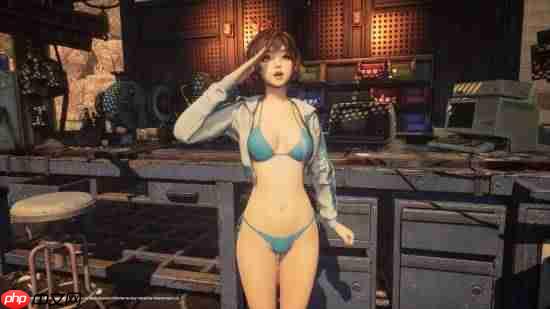 《剑星》百合服装mod！五彩斑斓比基尼泳装！