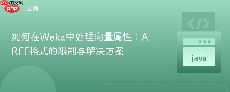 如何在Weka中处理向量属性：ARFF格式的限制与解决方案