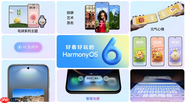 华为鸿蒙HarmonyOS 6正式发布：流畅度最高提升40%！实况窗、小艺全面升级