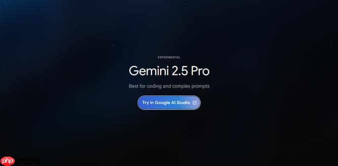 Gemini2.5网页端官方地址_Gemini2.5在线官网链接