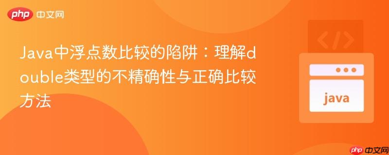Java中浮点数比较的陷阱：理解double类型的不精确性与正确比较方法