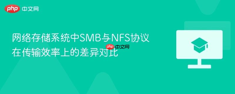 网络存储系统中SMB与NFS协议在传输效率上的差异对比