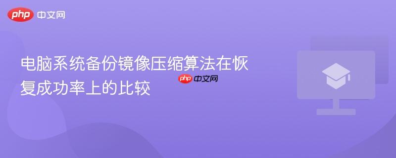 电脑系统备份镜像压缩算法在恢复成功率上的比较