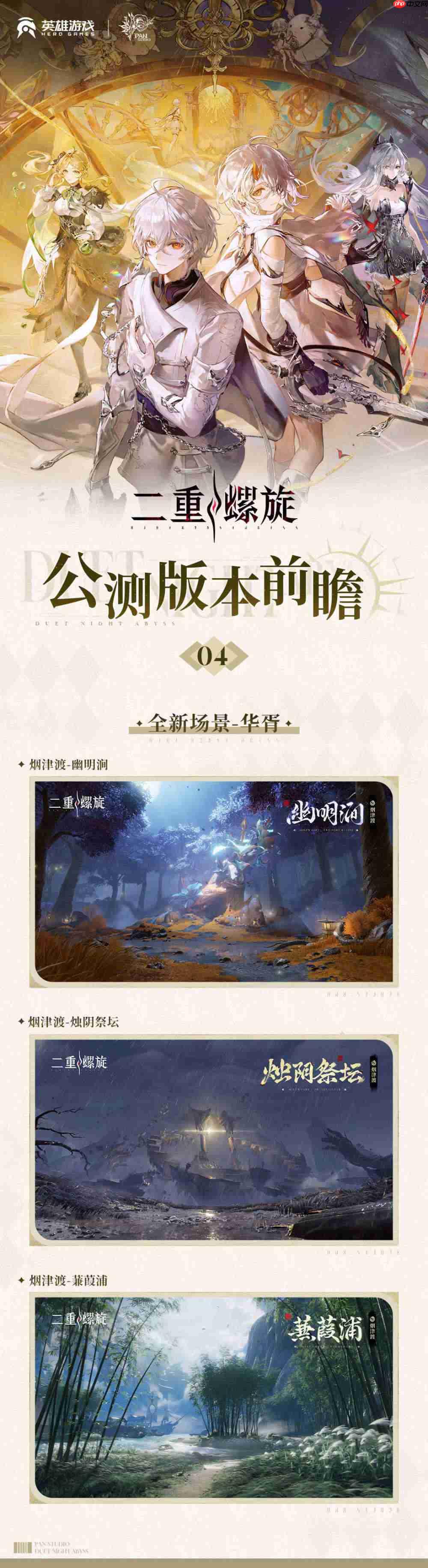 公测福利、新版本、云游戏?《二重螺旋》公测前瞻速递!