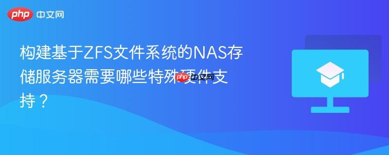 构建基于ZFS文件系统的NAS存储服务器需要哪些特殊硬件支持？
