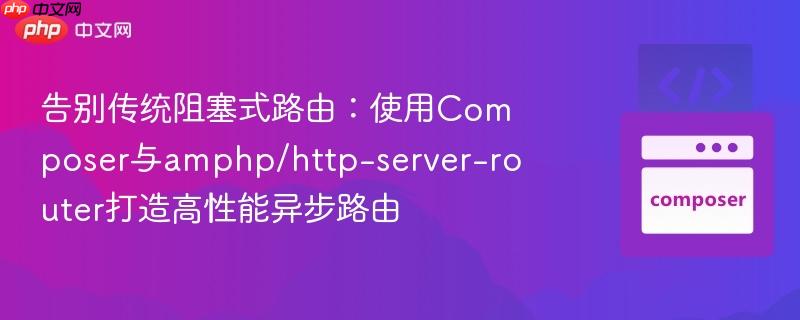 告别传统阻塞式路由：使用Composer与amphp/http-server-router打造高性能异步路由