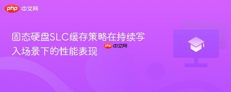 固态硬盘SLC缓存策略在持续写入场景下的性能表现