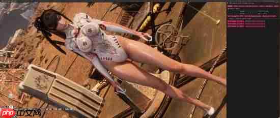 《剑星》超性感粉白战衣MOD！高叉设计超美