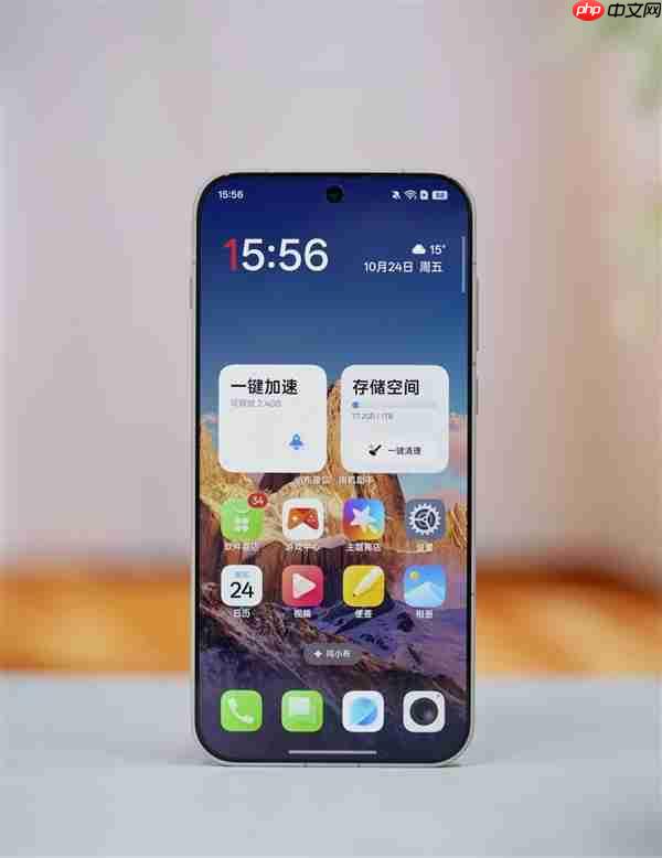 行业第一块165Hz高刷高分屏！一加15图赏