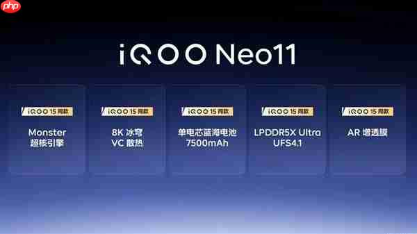 iQOO Neo11安兔兔跑分突破350万：同档性能之王