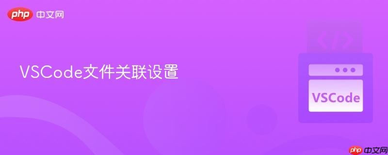 VSCode文件关联设置