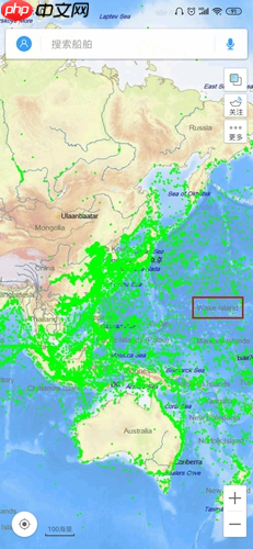 船讯网app海区查看方法