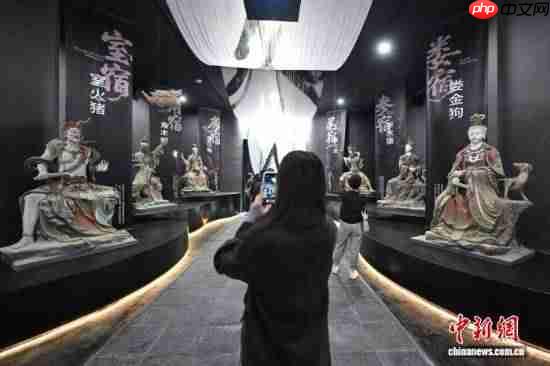 《黑神话》山西数字艺术展即将启幕！内部现场照流出