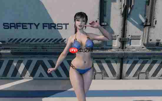 N网《剑星》最新伊芙清凉mod：身着泳装肌肤雪白！