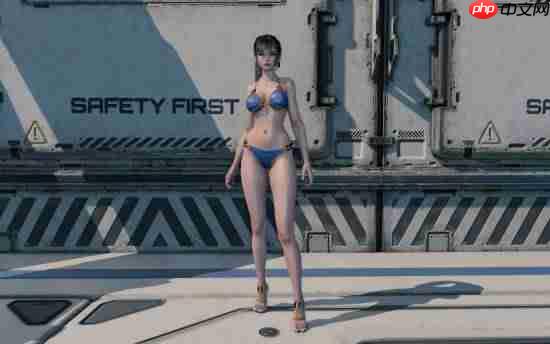 N网《剑星》最新伊芙清凉mod：身着泳装肌肤雪白！