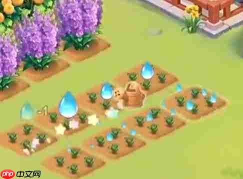 《我的花园世界》批量种花技巧