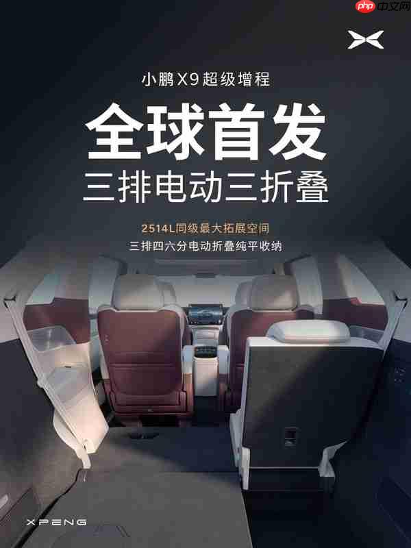 小鹏产品负责人解析电动三折叠设计 七座可秒变四座