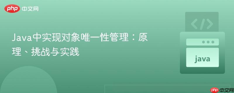 Java中实现对象唯一性管理：原理、挑战与实践