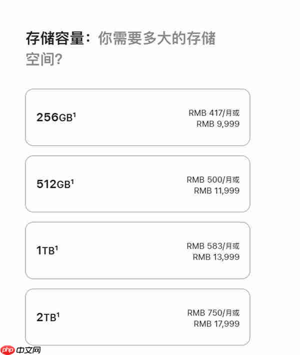 1TB手机存储差价高达4000元 消费者直呼存储成了奢侈品