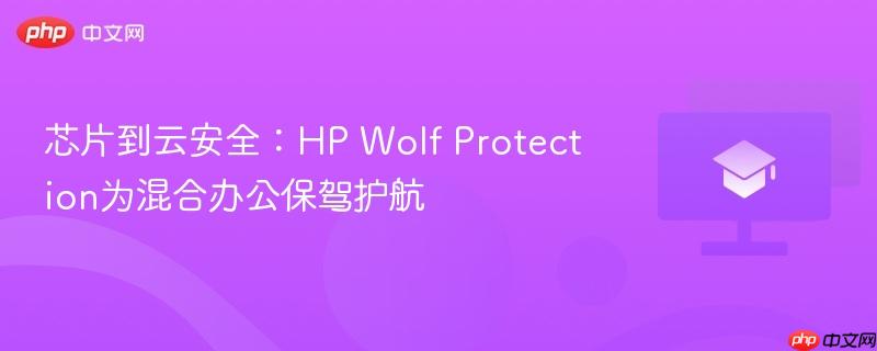 芯片到云安全：HP Wolf Protection为混合办公保驾护航