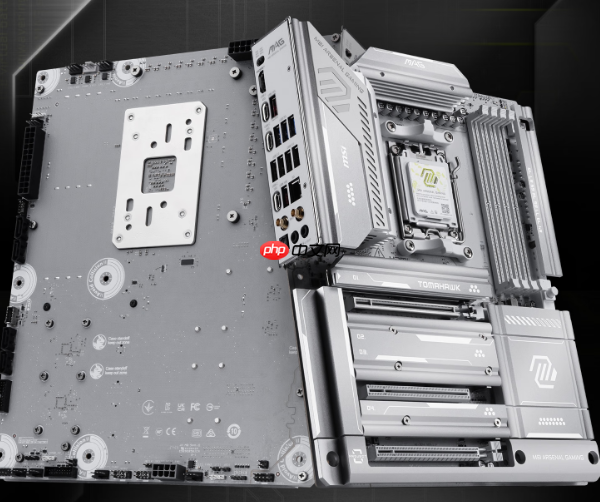 纯白外观设计！微星X870E TOMAHAWK MAX WIFI PZ背插主板首发3299元