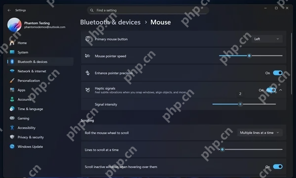 Windows 11迎来新体验：系统操作将加入触觉反馈，强度可自定义 - 创想鸟