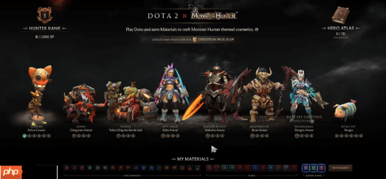 最意想不到的联动！《Dota2》宣布联动《怪物猎人》