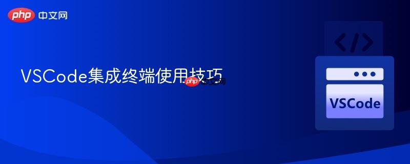 vscode集成终端使用技巧