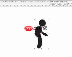 如何用CDR设计禁止运输重物图标