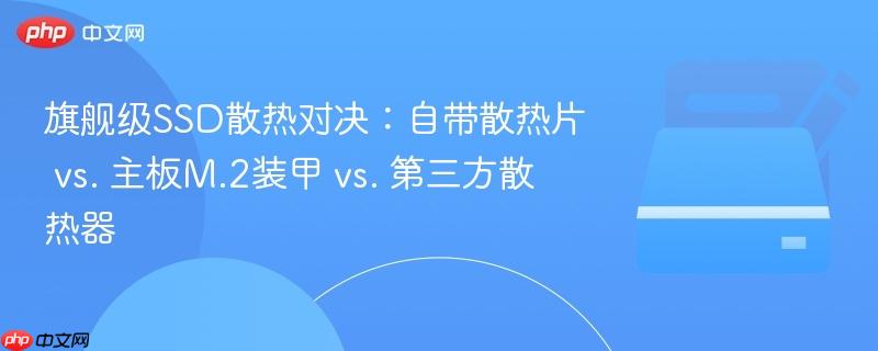 旗舰级SSD散热对决：自带散热片 vs. 主板M.2装甲 vs. 第三方散热器