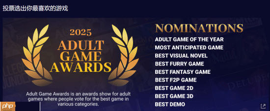 史上规模最大的成人游戏节上线Steam!年度游戏评选中