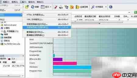 FolderSize汉化版：文件夹查看神器